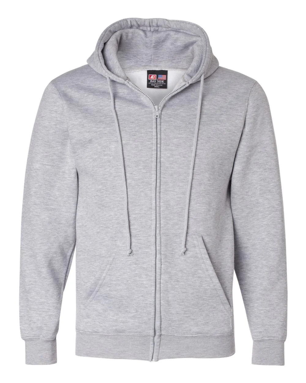 Bayside-900-USA-Made Full-Zip Hooded Sweatshirt - Image 14