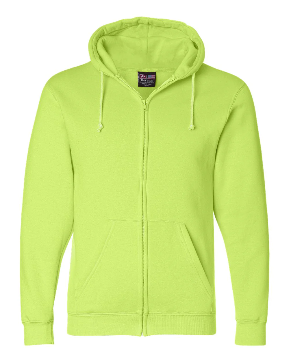 Bayside-900-USA-Made Full-Zip Hooded Sweatshirt - Image 17