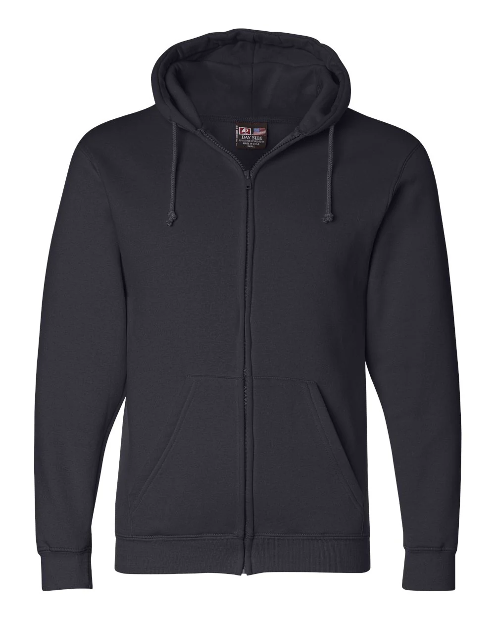 Bayside-900-USA-Made Full-Zip Hooded Sweatshirt - Image 20