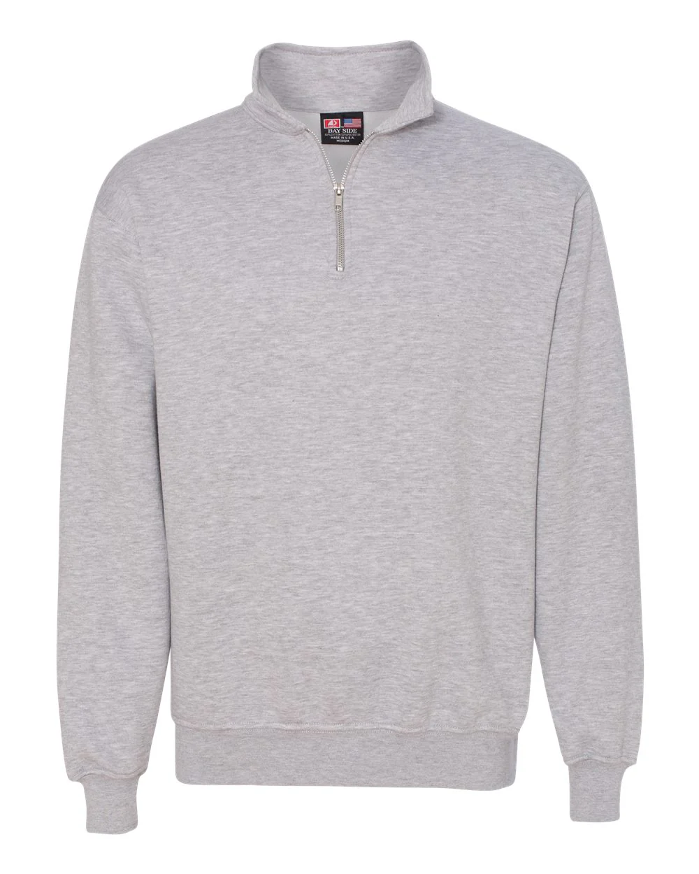 Bayside-920-USA-Made Quarter-Zip Pullover Sweatshirt - Image 11