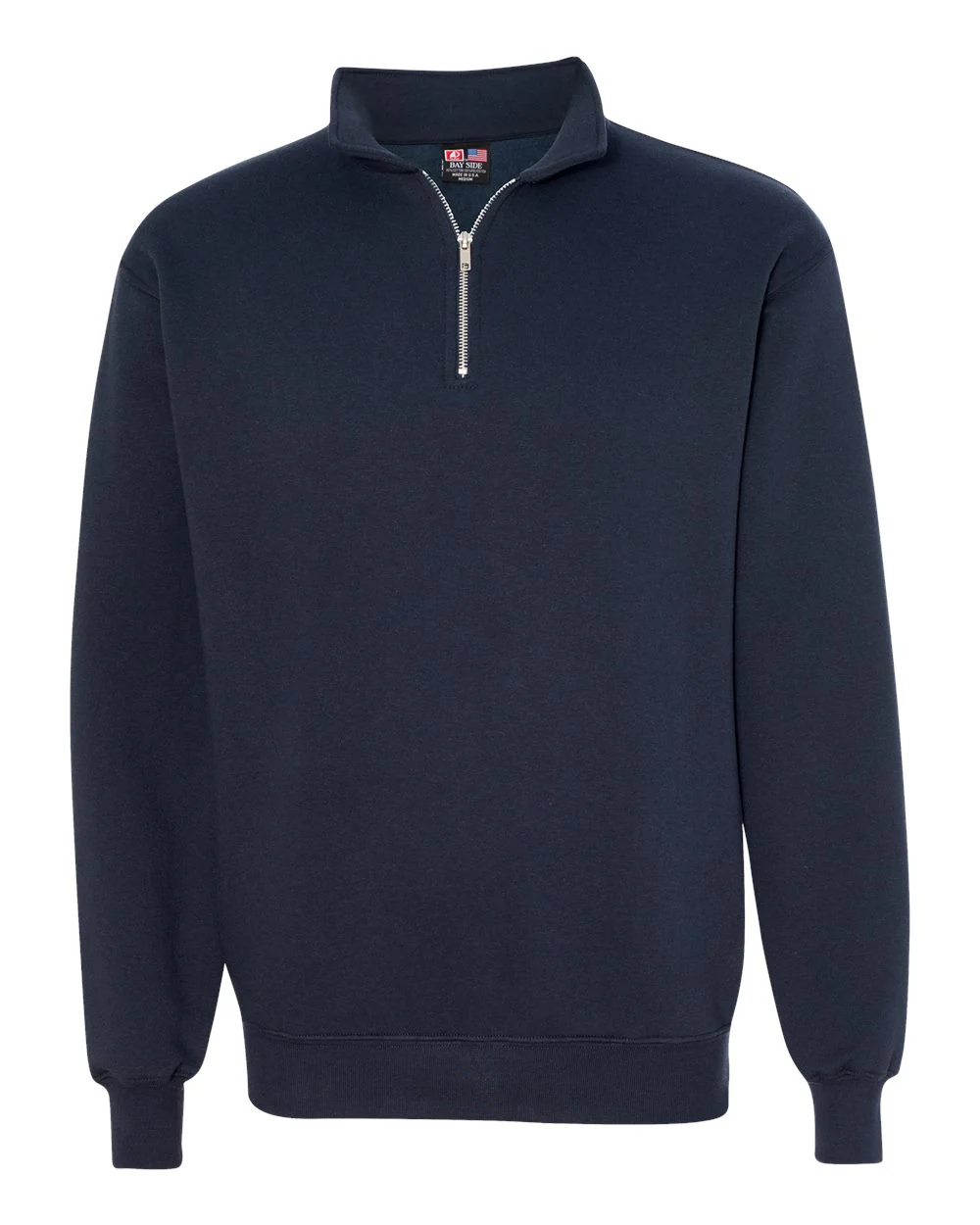 Bayside-920-USA-Made Quarter-Zip Pullover Sweatshirt - Image 14