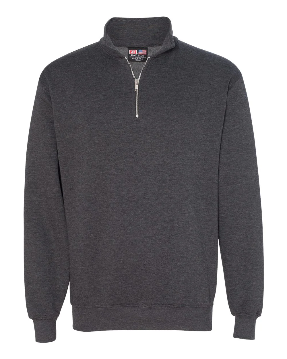 Bayside-920-USA-Made Quarter-Zip Pullover Sweatshirt - Image 8