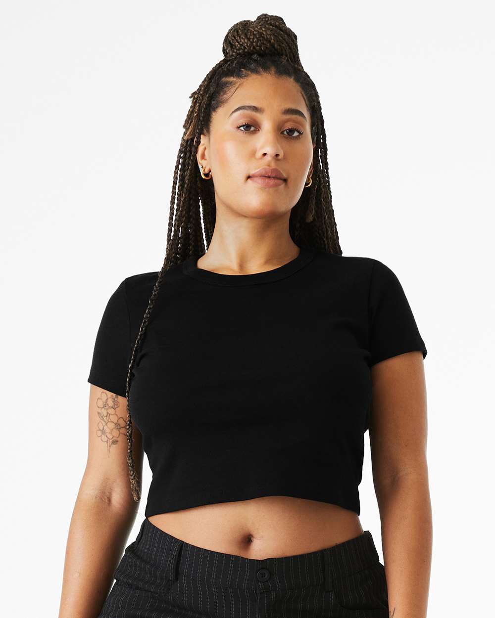 BELLA + CANVAS-1010-Women's Micro Rib Baby Tee - Image 17