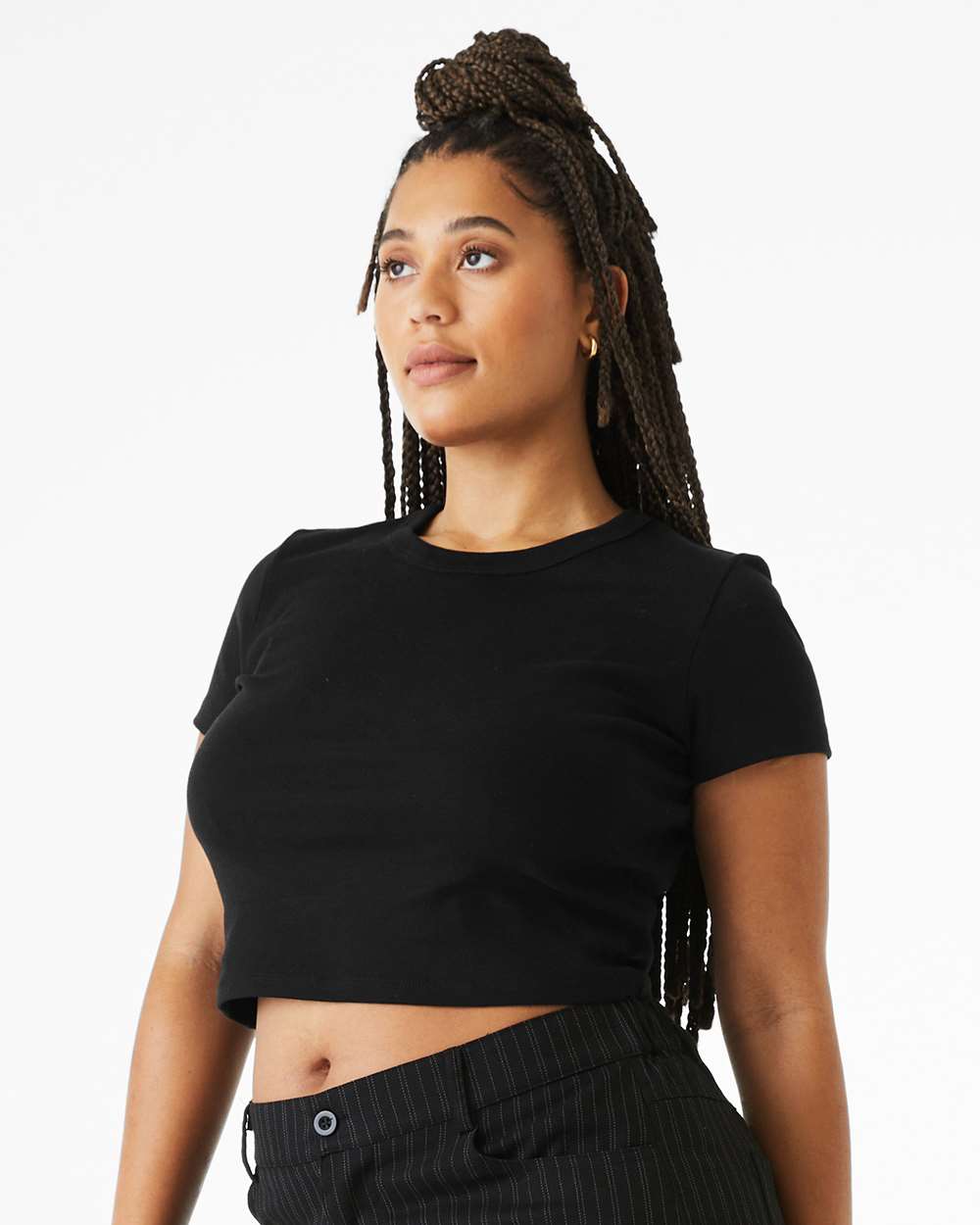 BELLA + CANVAS-1010-Women's Micro Rib Baby Tee - Image 18