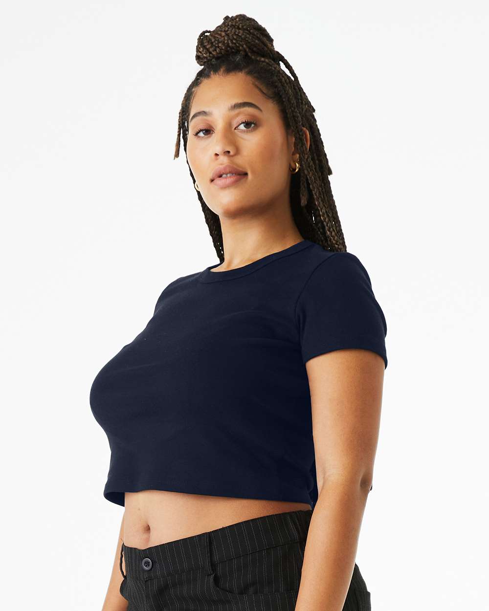 BELLA + CANVAS-1010-Women's Micro Rib Baby Tee - Image 30