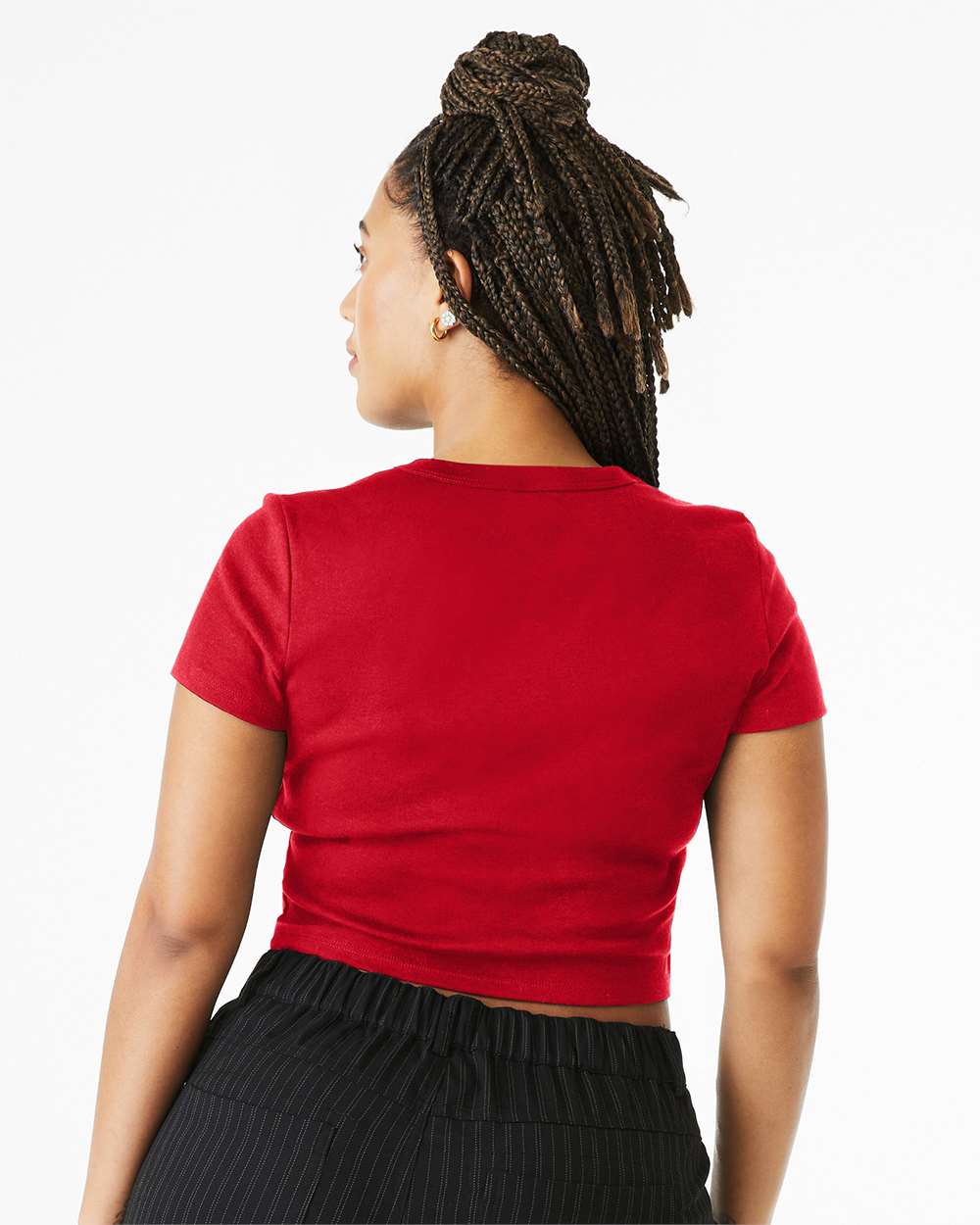 BELLA + CANVAS-1010-Women's Micro Rib Baby Tee - Image 43