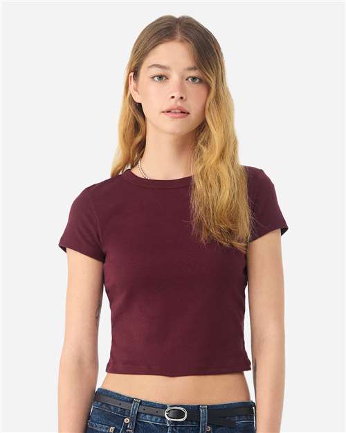 BELLA + CANVAS-1010-Women's Micro Rib Baby Tee - Image 55