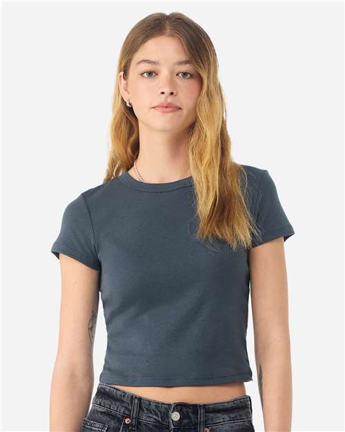BELLA + CANVAS-1010-Women's Micro Rib Baby Tee - Image 57