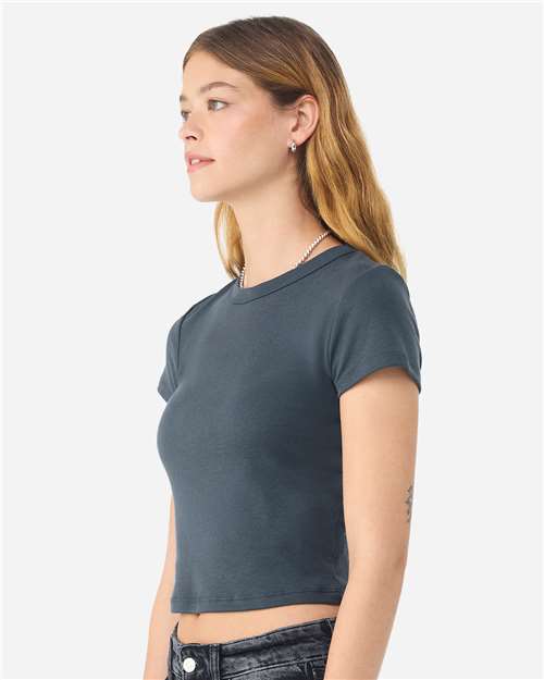 BELLA + CANVAS-1010-Women's Micro Rib Baby Tee - Image 58