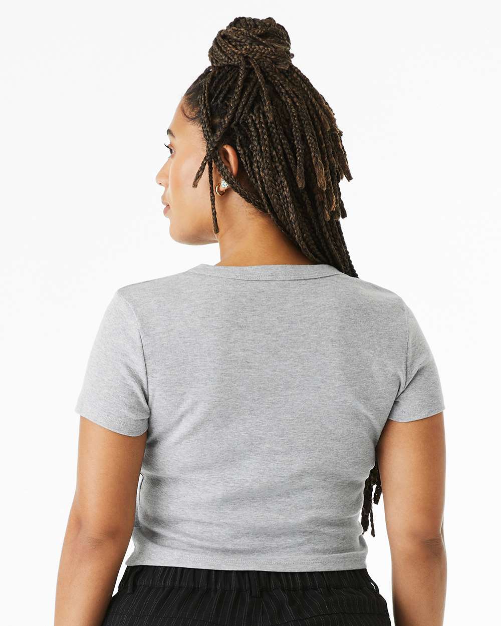 BELLA + CANVAS-1010-Women's Micro Rib Baby Tee - Image 6