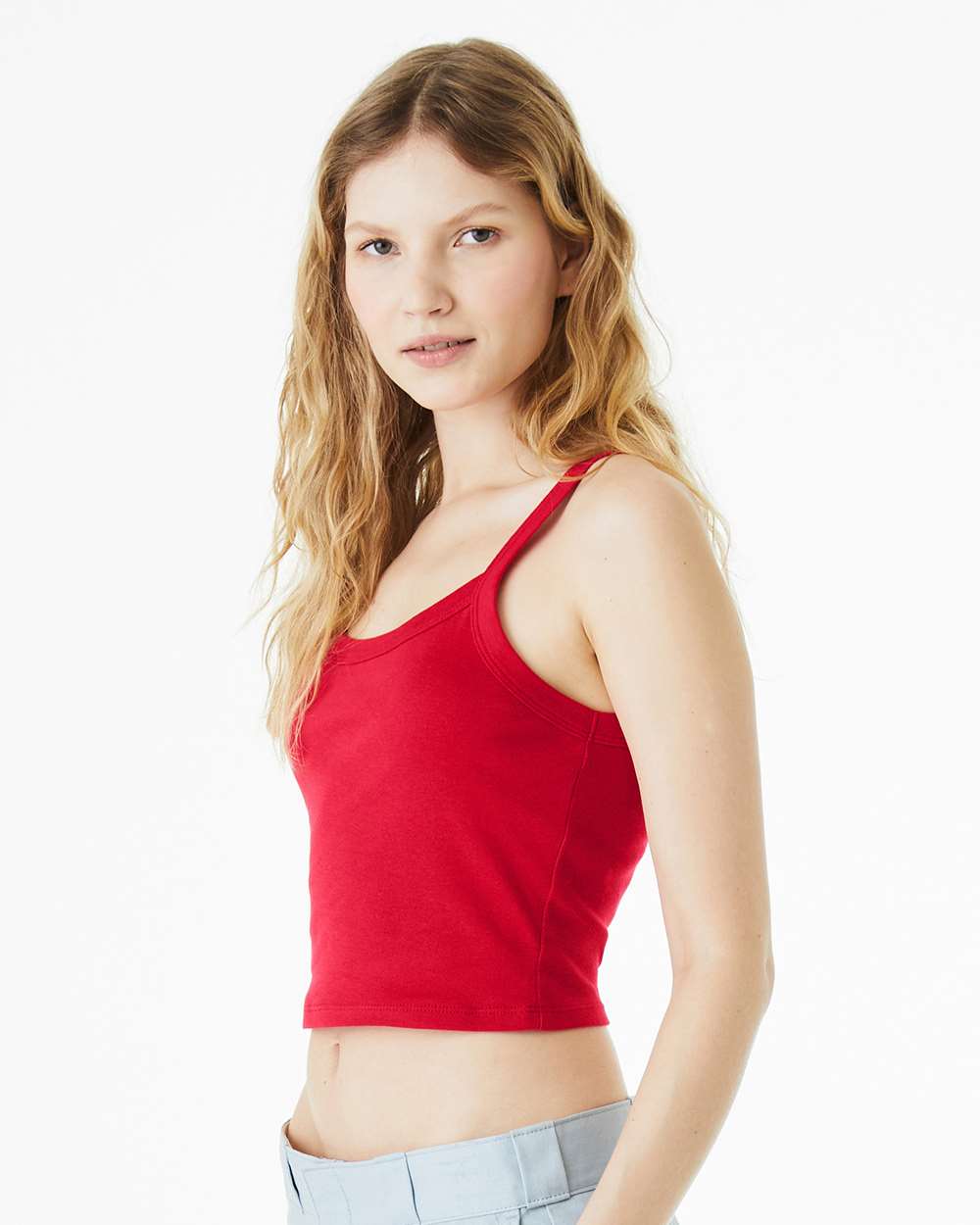 BELLA + CANVAS-1012-Women's Micro Rib Spaghetti Strap Tank - Image 36