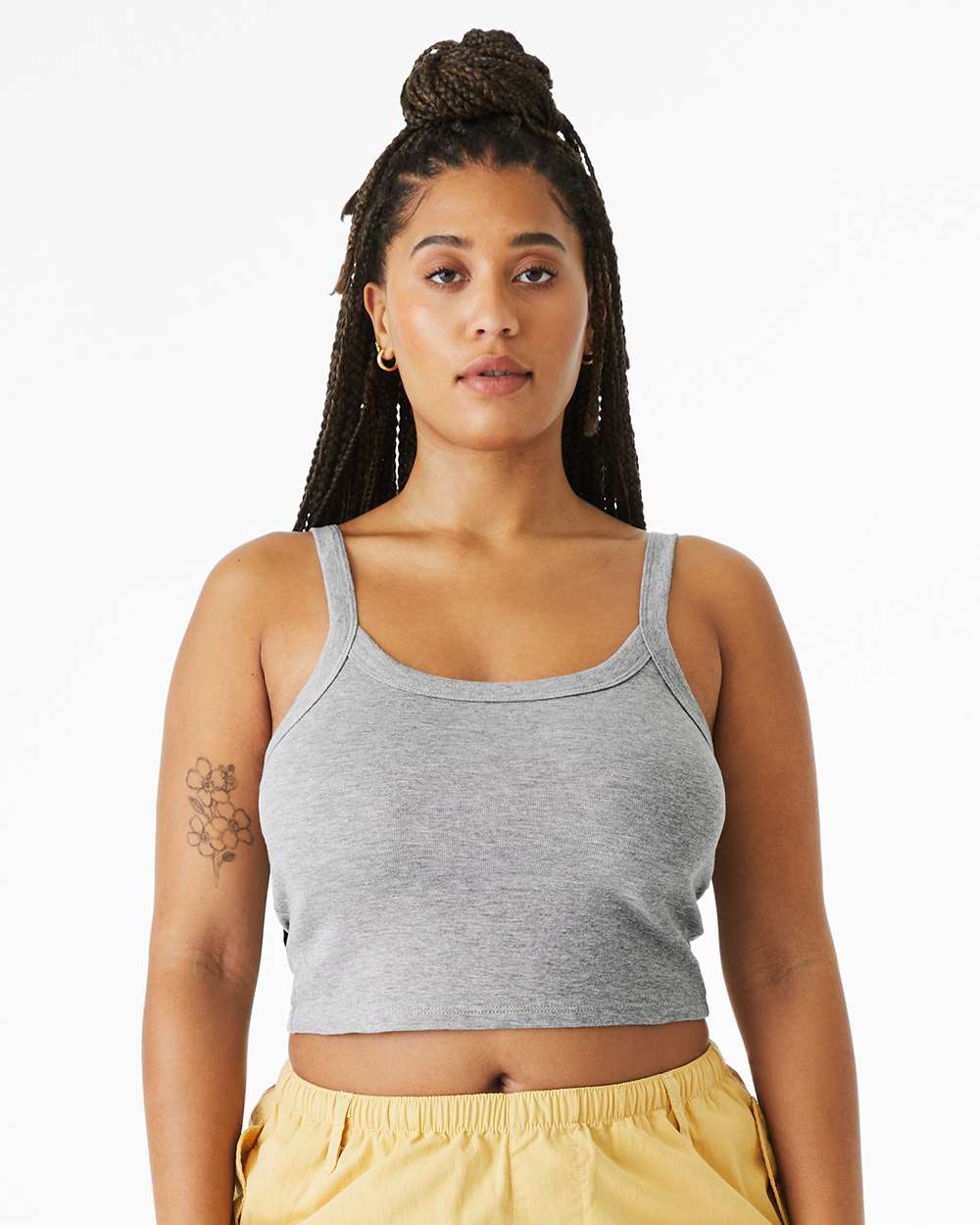 BELLA + CANVAS-1012-Women's Micro Rib Spaghetti Strap Tank - Image 4
