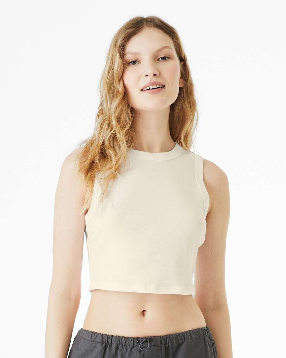 BELLA + CANVAS-1013-Women's Micro Rib Muscle Crop Tank - Image 23