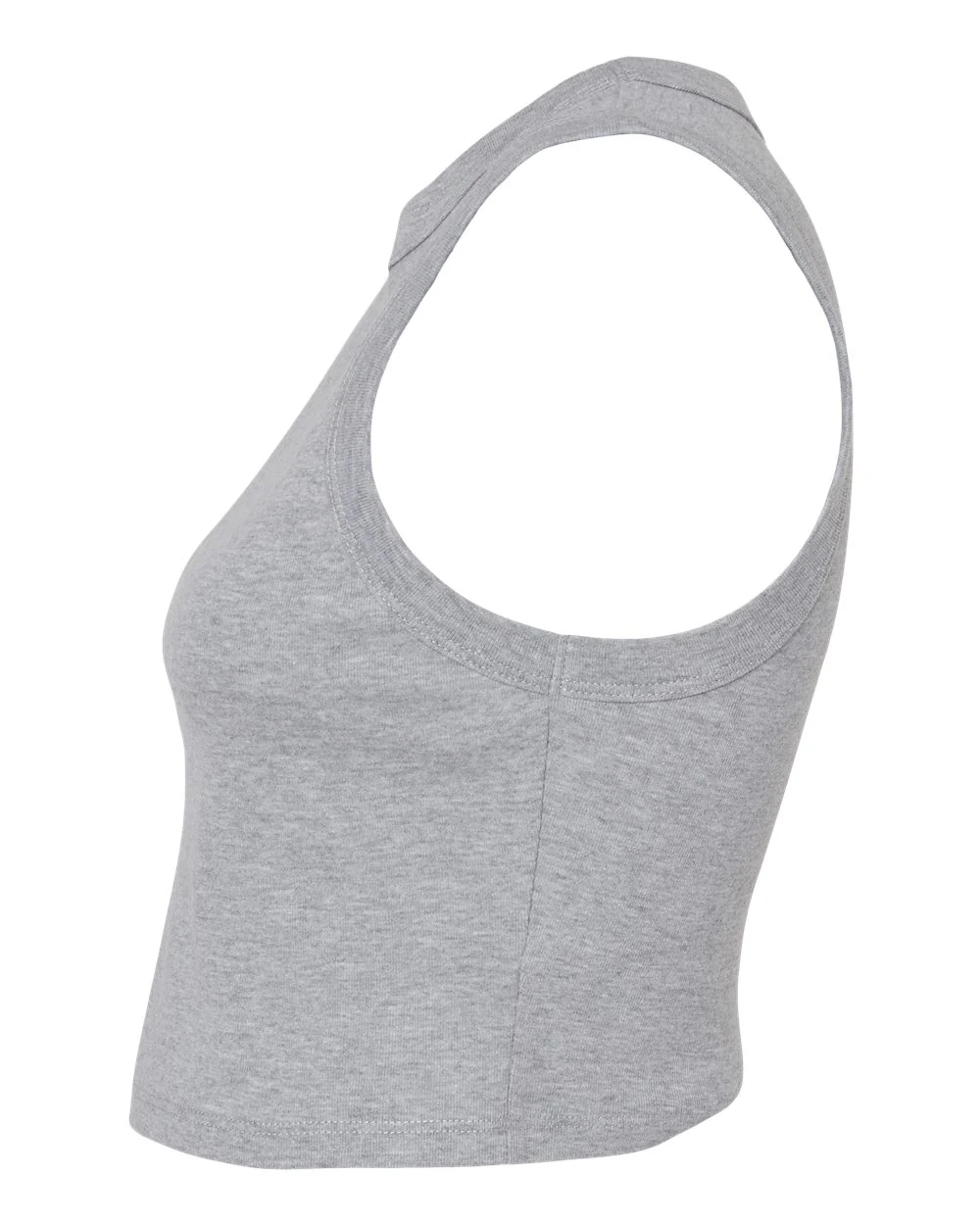 BELLA + CANVAS-1013-Women's Micro Rib Muscle Crop Tank - Image 3