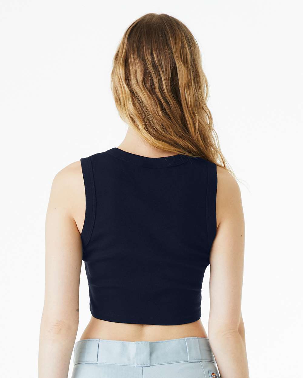 BELLA + CANVAS-1013-Women's Micro Rib Muscle Crop Tank - Image 31