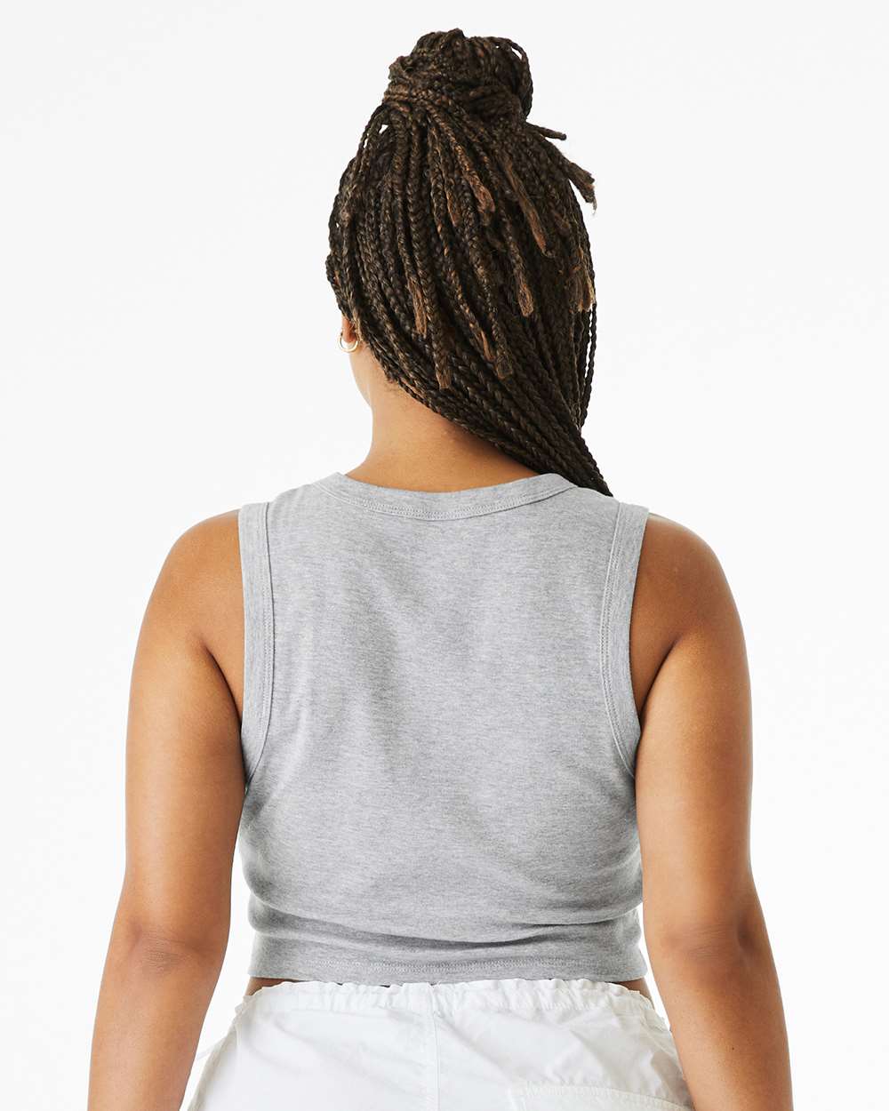BELLA + CANVAS-1013-Women's Micro Rib Muscle Crop Tank - Image 6