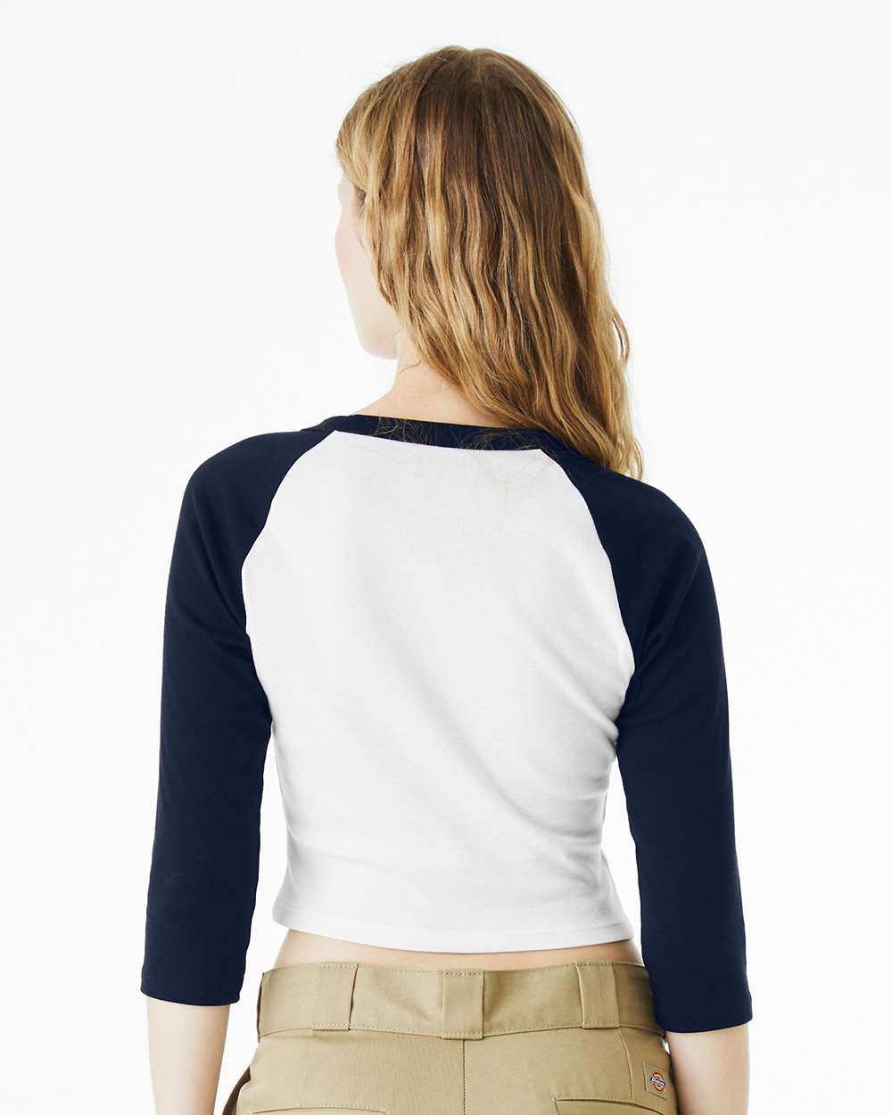 BELLA + CANVAS-1200-Women's Micro Rib 3/4 Raglan Sleeve Baby Tee - Image 31