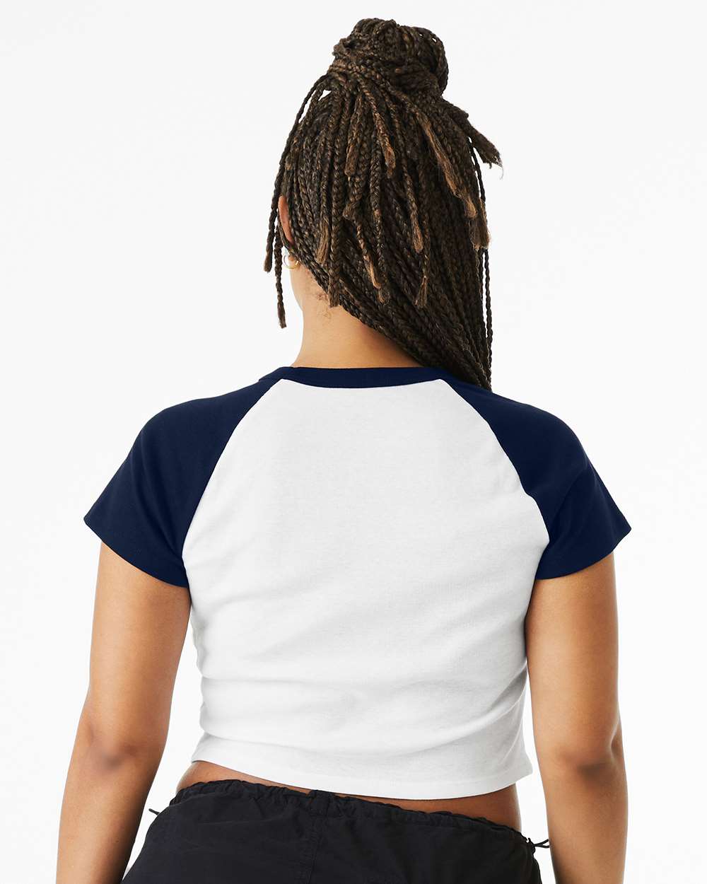 BELLA + CANVAS-1201-Women's Micro Rib Raglan Baby Tee - Image 31