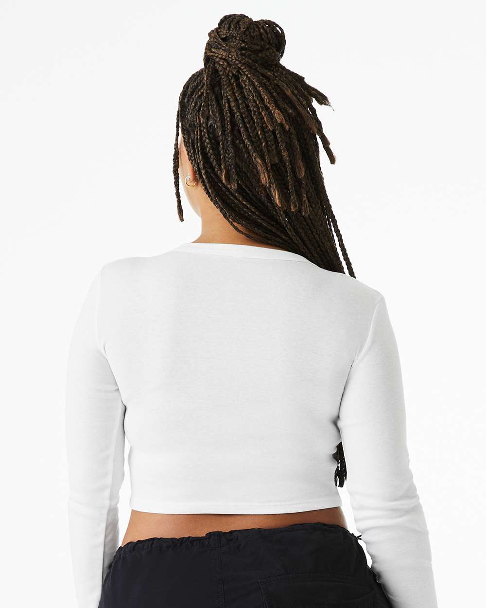 BELLA + CANVAS-1501-Women's Micro Rib Long Sleeve Baby Tee - Image 31