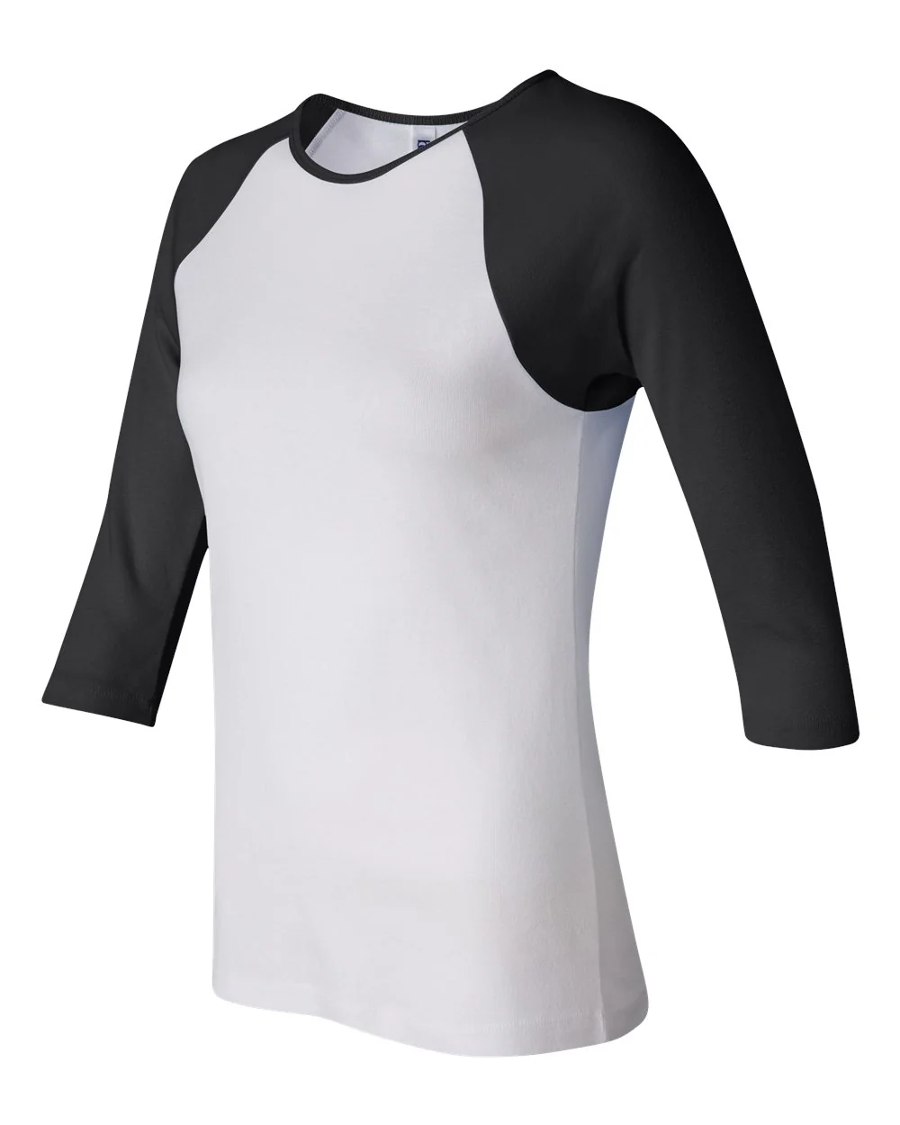 BELLA + CANVAS-2000-Women’s 1X1 Baby Rib Raglan Three-Quarter Sleeve Tee - Image 7