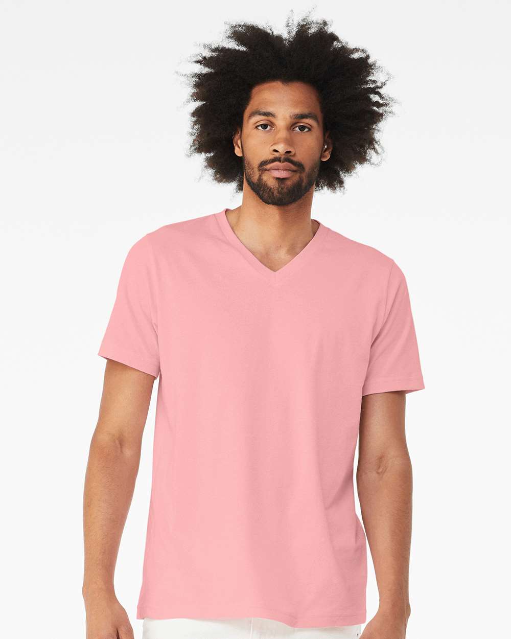 BELLA + CANVAS-3005-Jersey V-Neck Tee - Image 67