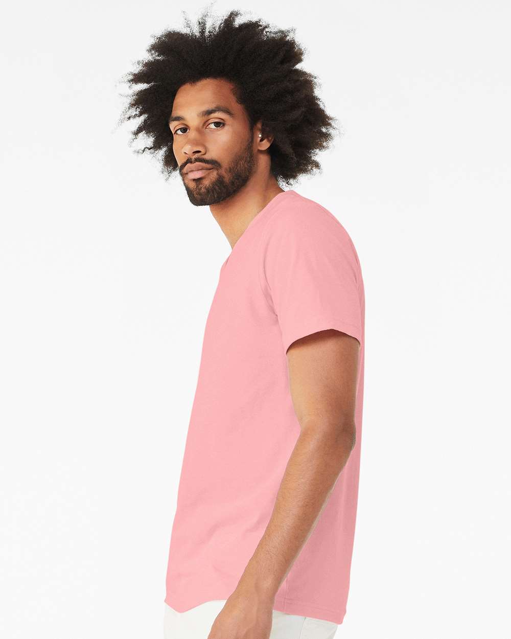 BELLA + CANVAS-3005-Jersey V-Neck Tee - Image 68