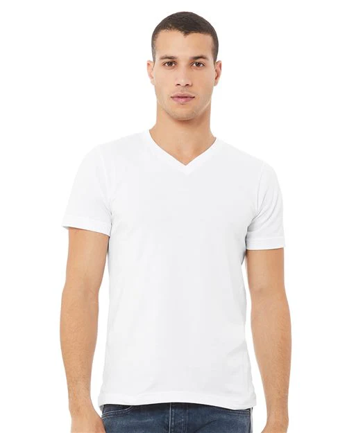 BELLA + CANVAS-3005-Jersey V-Neck Tee - Image 95