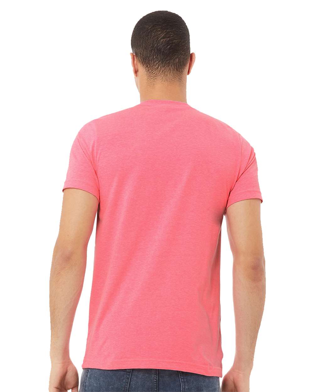 BELLA + CANVAS-3005CVC-Heather CVC V-Neck Tee - Image 73