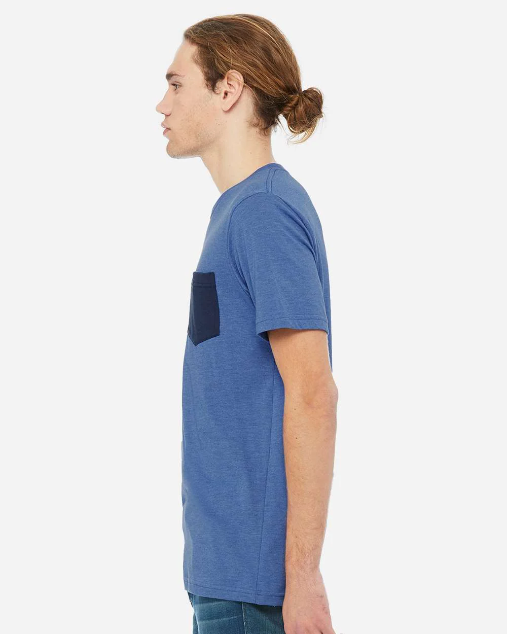 BELLA + CANVAS-3021-Jersey Pocket Tee - Image 18