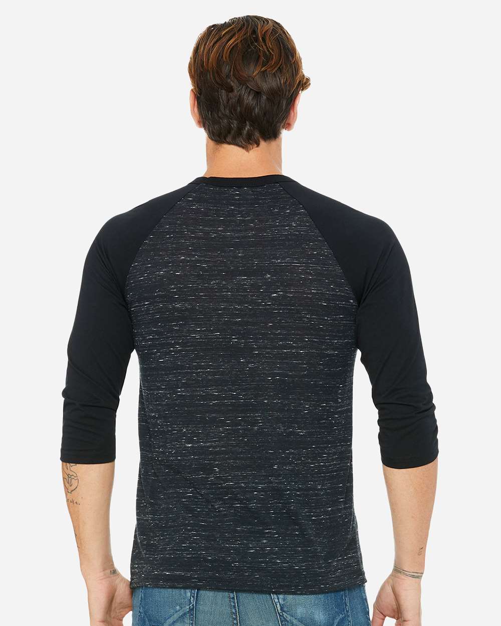 BELLA + CANVAS-3200-Three-Quarter Sleeve Baseball Tee - Image 10
