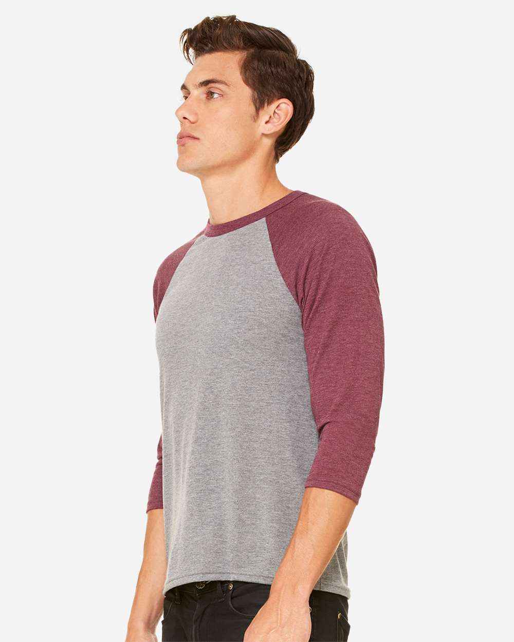 BELLA + CANVAS-3200-Three-Quarter Sleeve Baseball Tee - Image 30