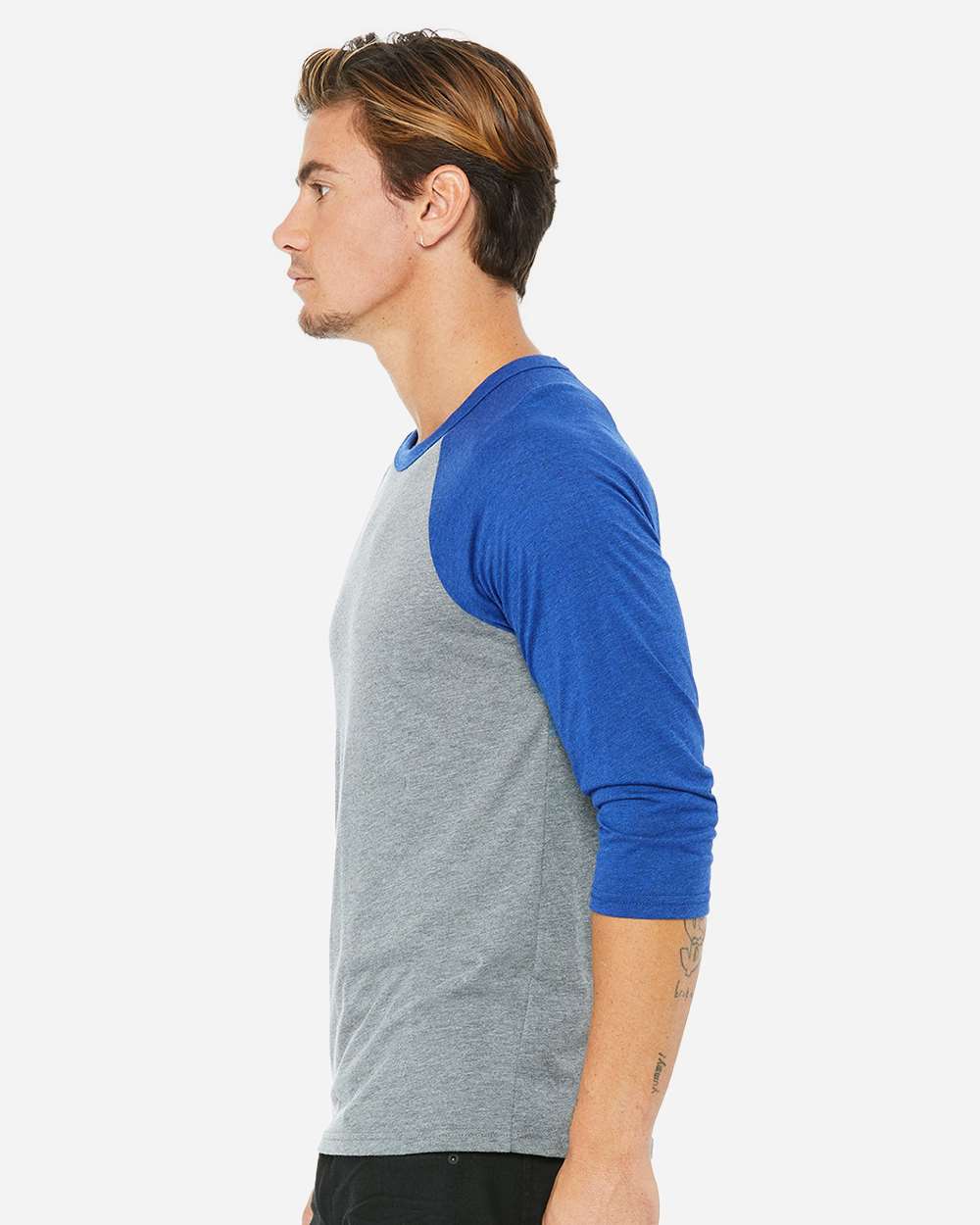 BELLA + CANVAS-3200-Three-Quarter Sleeve Baseball Tee - Image 41