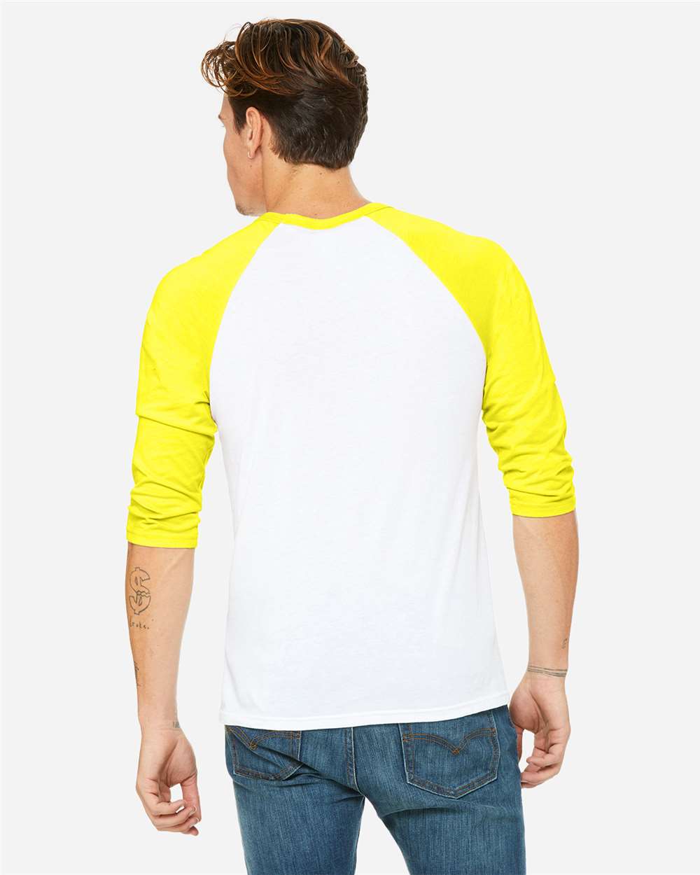 BELLA + CANVAS-3200-Three-Quarter Sleeve Baseball Tee - Image 78