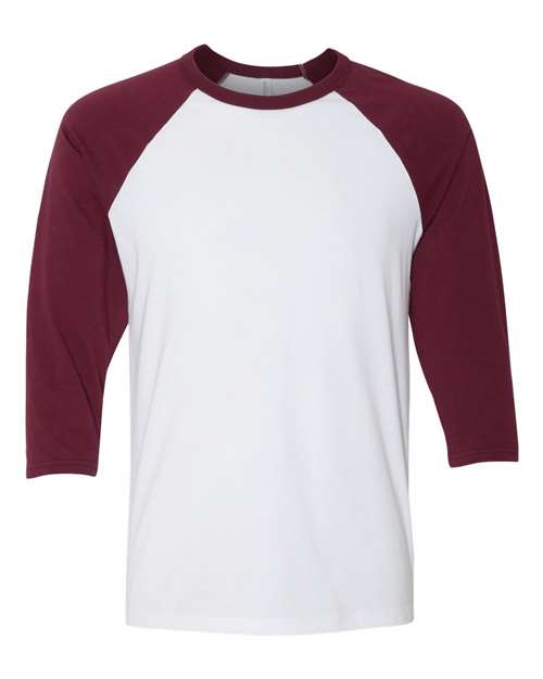 BELLA + CANVAS-3200-Three-Quarter Sleeve Baseball Tee - Image 85