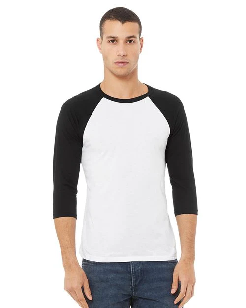 BELLA + CANVAS-3200-Three-Quarter Sleeve Baseball Tee - Image 86