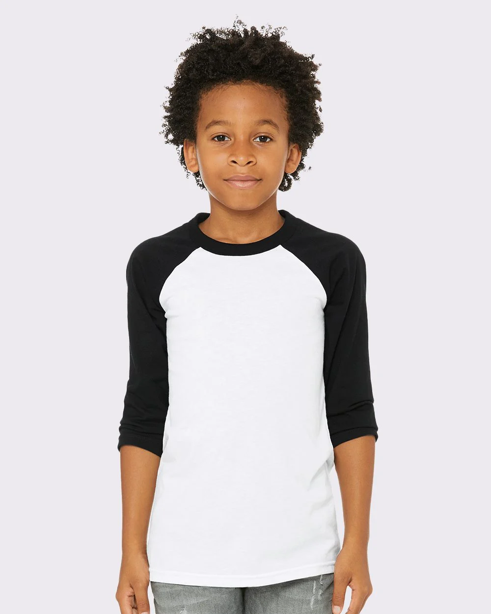 BELLA + CANVAS-3200Y-Youth Three-Quarter Sleeve Baseball Tee - Image 4