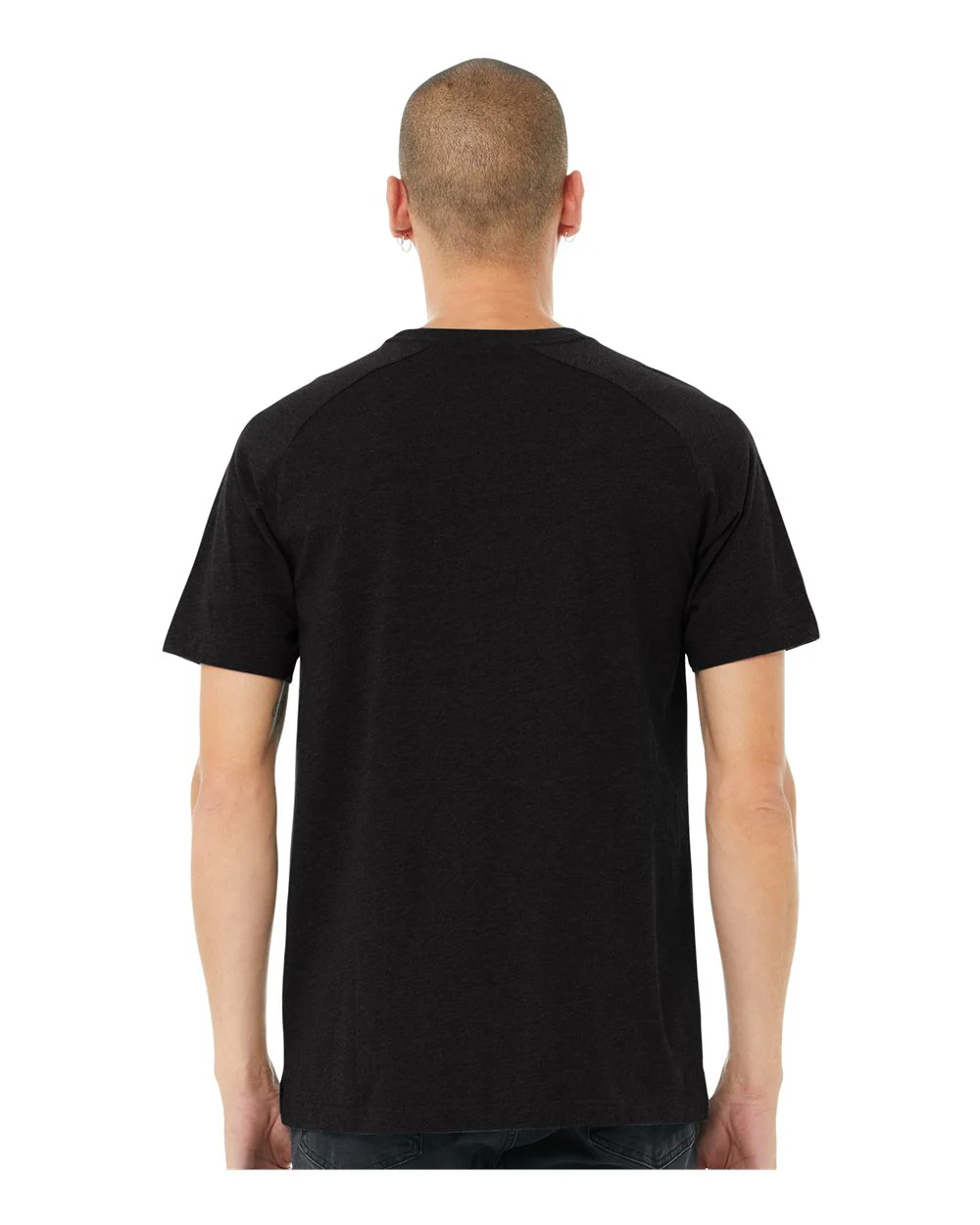 BELLA + CANVAS-3201-Heather CVC Raglan Tee - Image 10