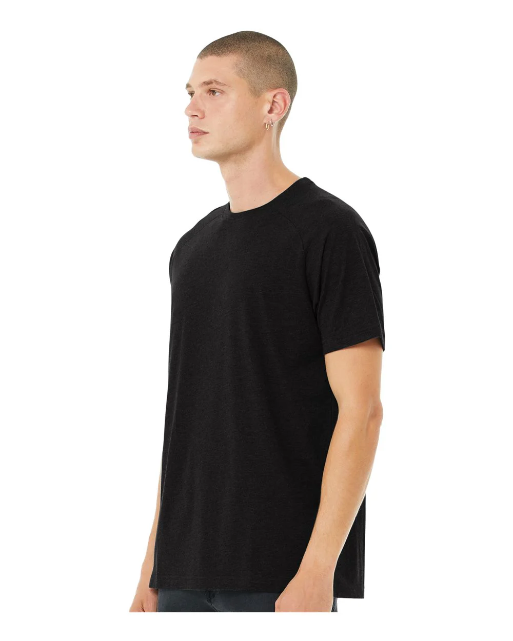 BELLA + CANVAS-3201-Heather CVC Raglan Tee - Image 9