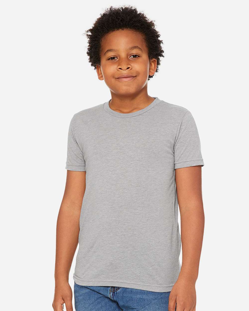 BELLA + CANVAS-3413Y-Youth Triblend Tee - Image 4