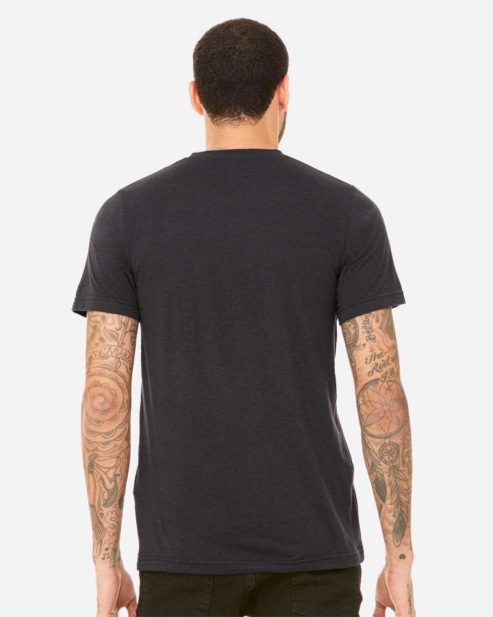 BELLA + CANVAS-3415-Triblend V-Neck Short Sleeve Tee - Image 62