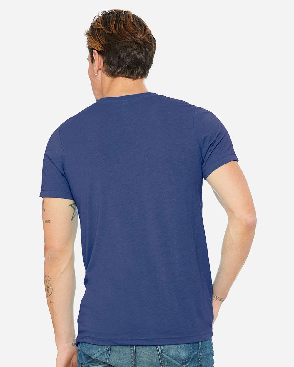 BELLA + CANVAS-3415-Triblend V-Neck Short Sleeve Tee - Image 82