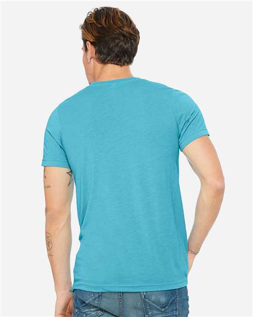 BELLA + CANVAS-3415-Triblend V-Neck Short Sleeve Tee - Image 95
