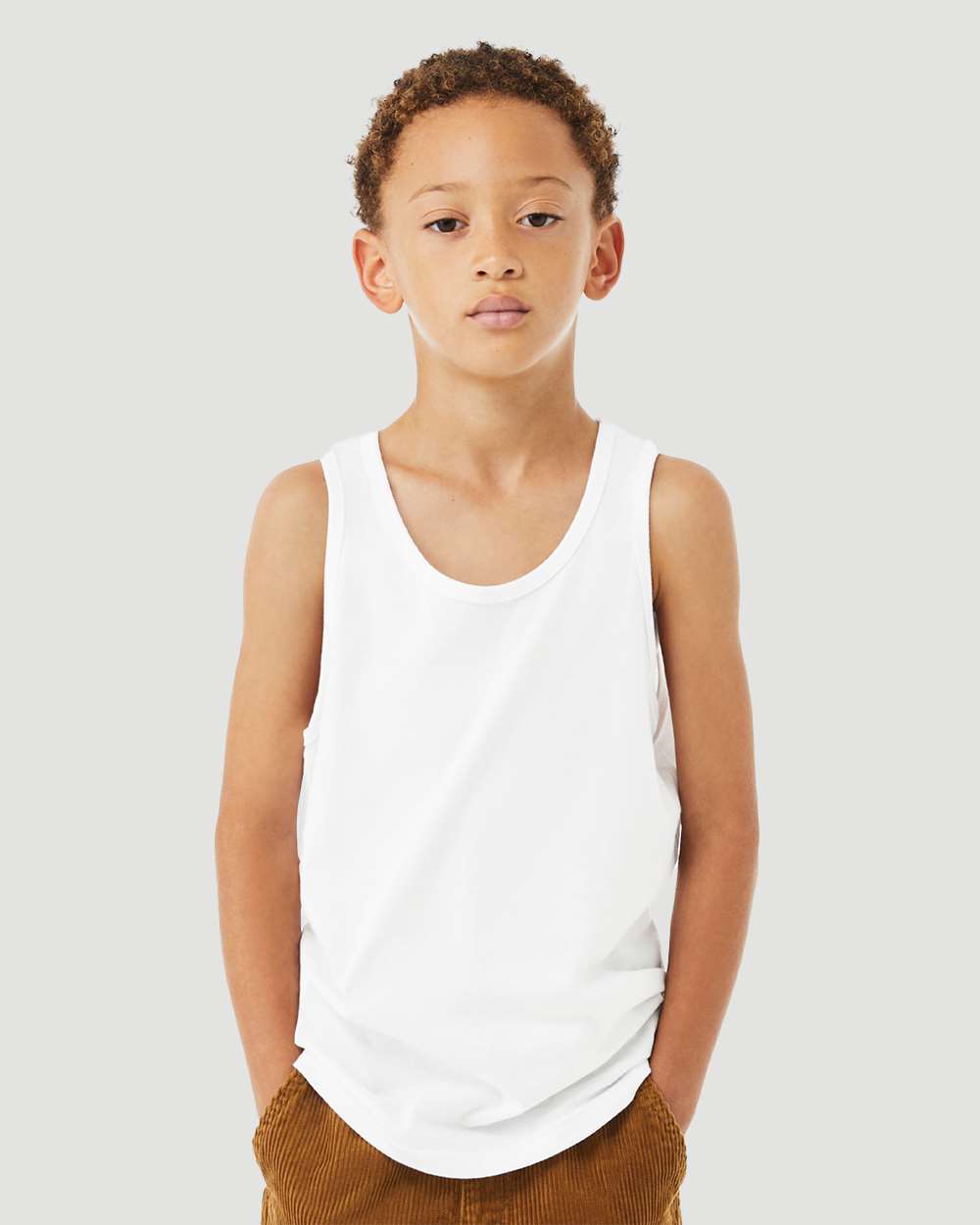 BELLA + CANVAS-3480YCVC-Youth Heather CVC Tank - Image 20