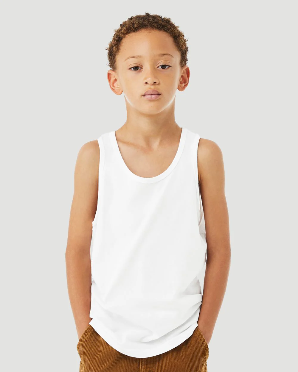 BELLA + CANVAS-3480YCVC-Youth Heather CVC Tank - Image 4