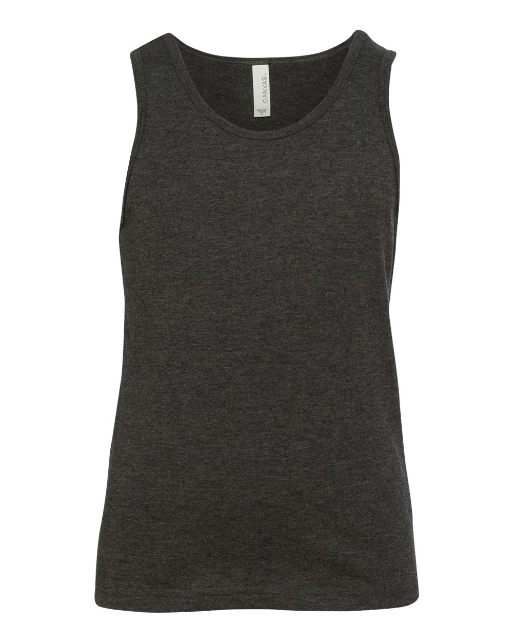 BELLA + CANVAS-3480YCVC-Youth Heather CVC Tank - Image 5
