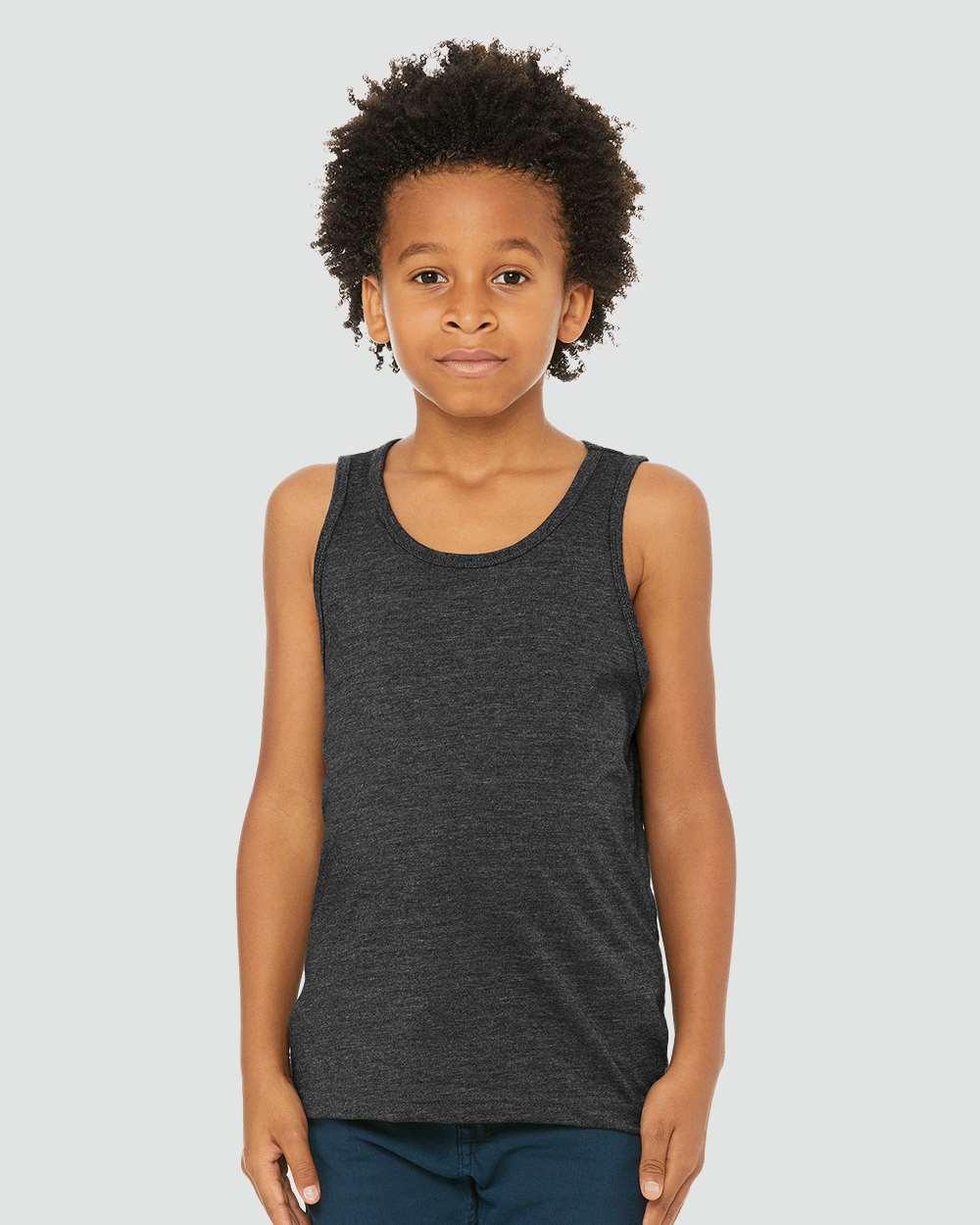 BELLA + CANVAS-3480YCVC-Youth Heather CVC Tank - Image 8