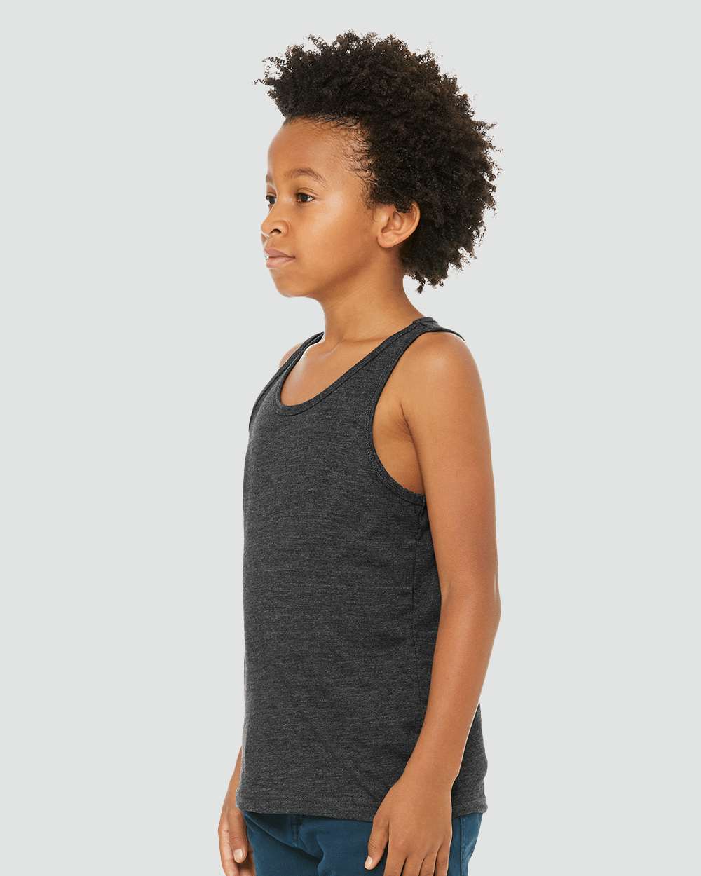 BELLA + CANVAS-3480YCVC-Youth Heather CVC Tank - Image 9