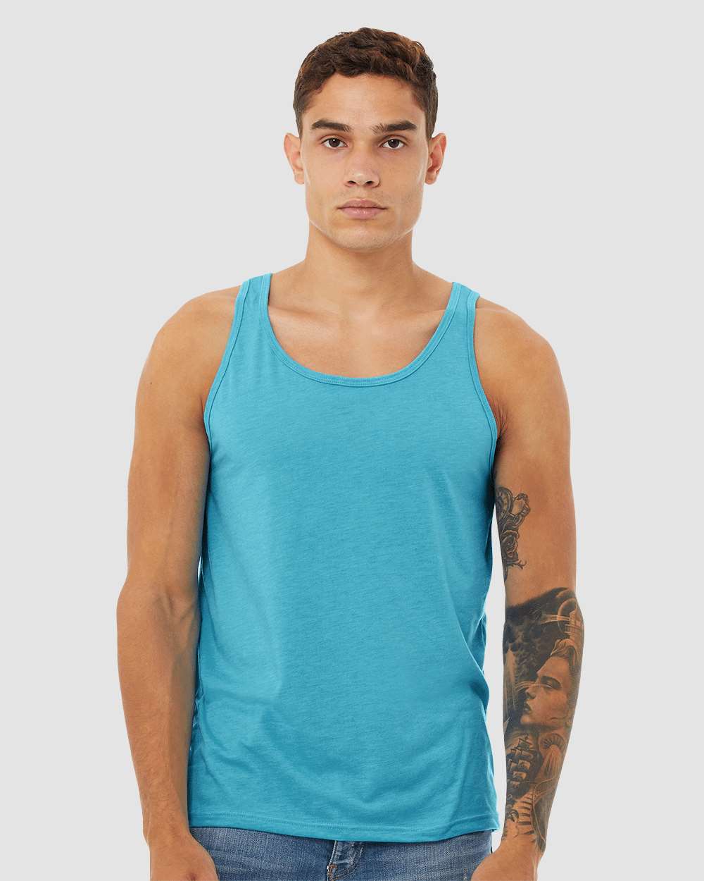 BELLA + CANVAS-3484-Triblend Tank - Image 4