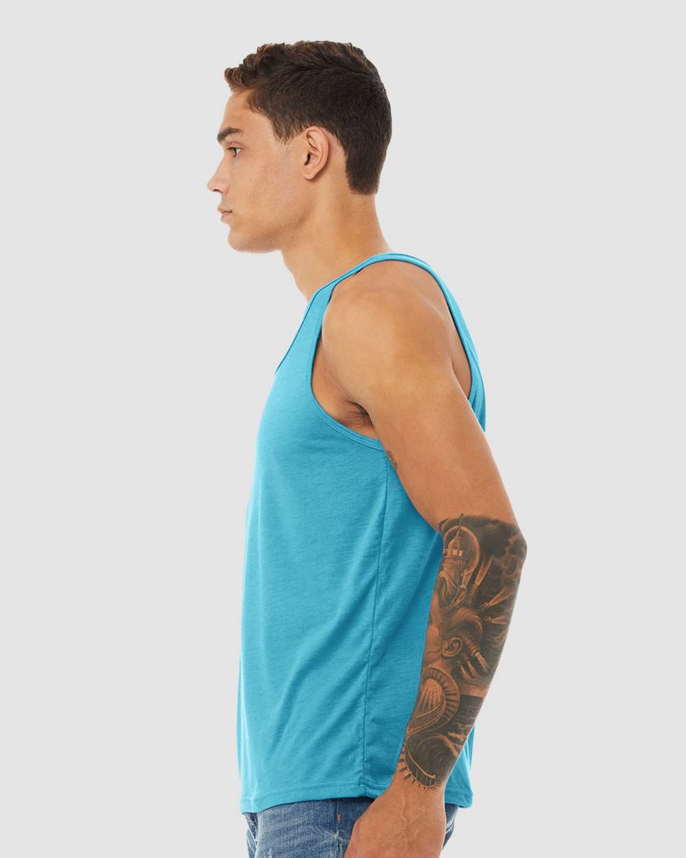BELLA + CANVAS-3484-Triblend Tank - Image 5
