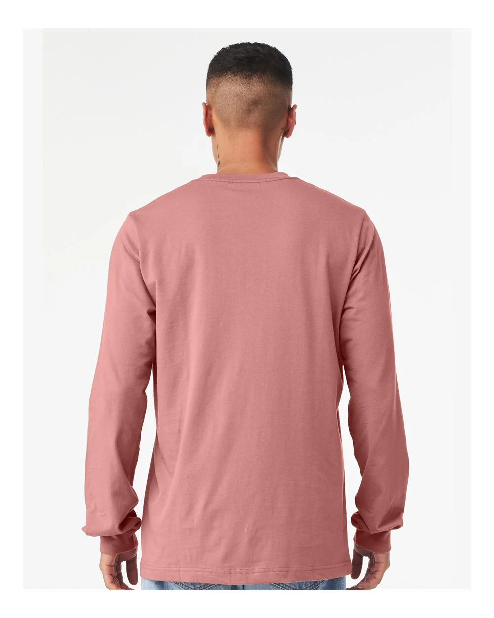 BELLA + CANVAS-3501-Jersey Long Sleeve Tee - Image 100